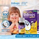 Ddrops Liquid Organic Vitamin D3 400 IU - Baby Vitamin D for Teeth and Bone Development, Preservative-Free, 2.5ml