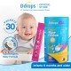 Ddrops Liquid Algae Calcium, Magnesium, Zinc - For Kids 6 Months+, Supports Bone Growth and Height, Allergen-Free, 30 Sachets