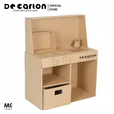 De Carton Cardboard Toy Kitchen