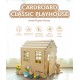 De Carton Cardboard Classic Playhouse