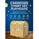 De Carton Cardboard Starry Sky Playhouse