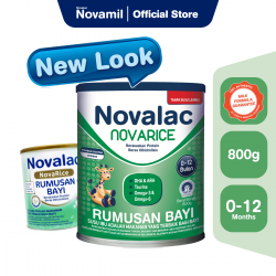 Novalac Novarice Infant Formula 800g (0-12 Months)