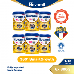 Novamil KID DHA Growing Up Milk 6 x 800g (1-10 Years)