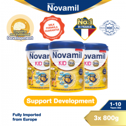 Novamil KID DHA Growing Up Milk 3 x 800g (1-10 Years)