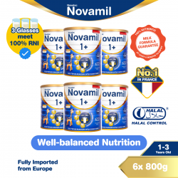 Novamil 1+ Growing Up Formula 6 x 800g (1-3 Years)