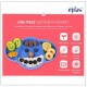 Eplas Baby Suction Plate with 3 Compartment - Silicone Placemat (ESL-P01/Blue)