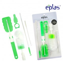 Eplas Baby Bottle Cleaning Brush 5pcs Set (EG-5B/Green)