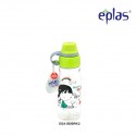 Eplas Kids Water Bottle with Silicone Handle 500ml (EGA-500BPA/Green)
