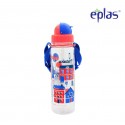 Eplas Kids Water Bottle with Straw & Strip 550ml (EGB-550BPA/Red)