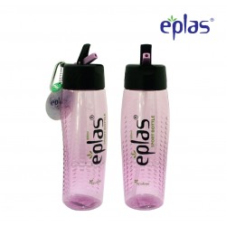 Eplas Sport Water Bottle with Straw & Handle 800ml (EGM-800BPA/Purple)
