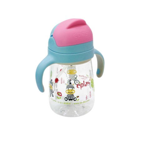 Eplas Baby Anti-Choke Sippy Cup with Straw 450ml (EGQ-450BPA-2Zebra)