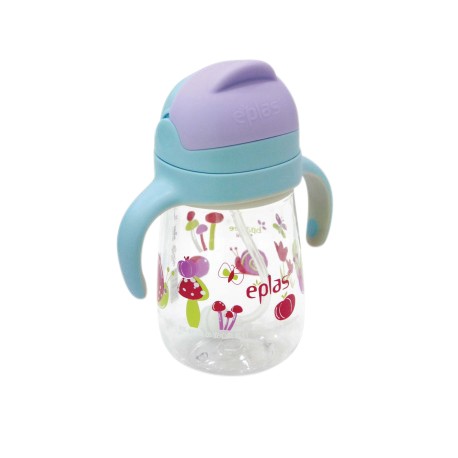 Eplas Baby Anti-Choke Sippy Cup with Straw 450ml (EGQ-450BPA-4Mushroom)