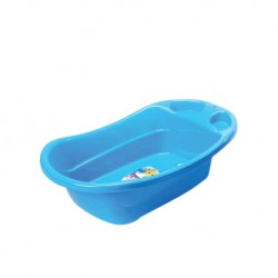 Elianware Baby Bath Tub with Silicone Stopper - PP (E-162/Blue)