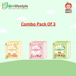 (Combo Pack Of 3) Apple Monkey Organic Flowering Puff 30g