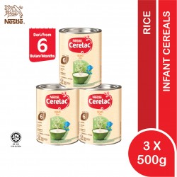 (SET 3 UNIT) CERELAC Infant Cereals Rice 500g 