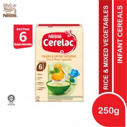CERELAC Infant Cereals Rice & Mixed Vegetables 250g 