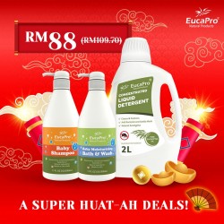 CNY Deals - Baby Bath & Shampoo + Liquid Detergent 2L
