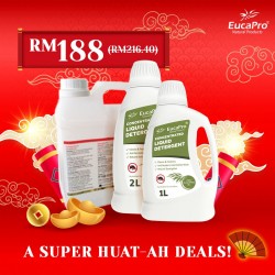 CNY Deals - Fabric Care - Multi Purpose Cleaner 2L + Liquid Detergent 1L & 2L