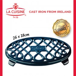 La Cuisine Oval Cast Iron Trivet (26cm x 18cm)