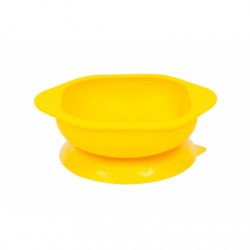 Marcus & Marcus Silicone Suction Learning Bowl (Yellow Lola)