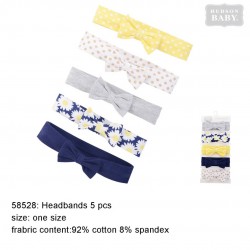 Hudson Baby Headbands Set - Daisy (5pcs)