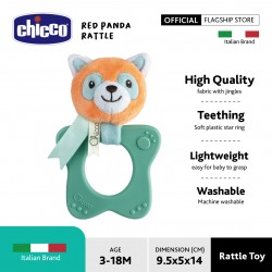 Chicco Toy Red Panda Rattle
