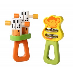 Wonder World Safari Tambourine Set