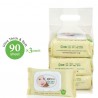 Simba Edi Pure Water Ultra-Thick Baby Wet Wipes (3pack x 90sheet)