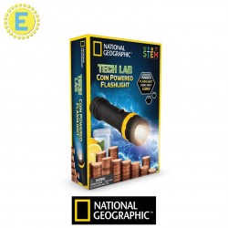 [STEM] National Geographic Science Magic Coin Powered Flashlight Amazing Scientific Application Educational Toys