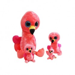 Ty Plush Toys (Malaysia Official) Beanie Boos (Multiple Sizes) Gilda the Pink Flamingo Soft Toys