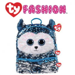 Ty Fashion (Malaysia Official) Sequins Backpack (Large) Slush the Husky Accessories Backpacks