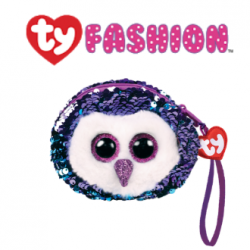 Ty Fashion (Malaysia Official) equins Wristlet Moonlight the Purple Owl Accessories Bags