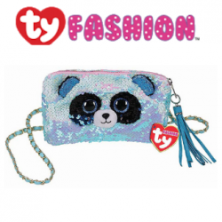 Ty Fashion (Malaysia Official) Sequins Square Purse Bamboo The Panda Accessories Bags