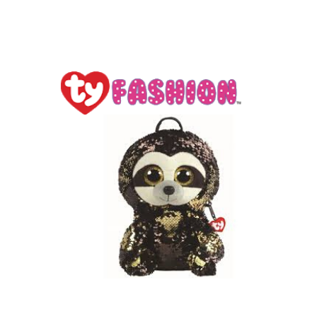 Ty Fashion (Malaysia Official) Sequins Backpack (Large) Dangler the Sloth Accessories Backpacks