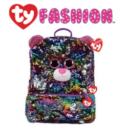 Ty Fashion (Malaysia Official) Sequins Backpack (Large) Dotty The Multicolor Leopard Accessories Backpacks