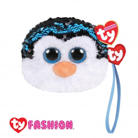 Ty Fashion (Malaysia Official) Sequins Wristlet Waddles the Penguin Accessories Bags