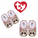 Ty Fashion Footwear (Malaysia Official) Sequins Slipper Socks (Size S,M,L) Fantasia The Pink Unicorn Slipper Socks