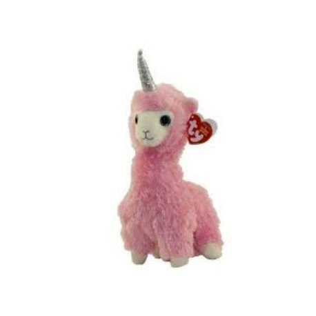 Ty Plush Toys (Malaysia Official)  Beanie Boos Clip and Regular  Lana the Pink Llama  Soft Toys Gift Ideas For Girls Boy
