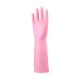 Showa Saratto Touch Flock Lined Semi-Long PVC Household Glove (S Size)