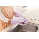 Showa Fuwatto Touch Flock Lined Thick PVC Household Gloves (S Size)