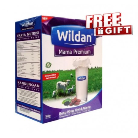 Wildan Goat's Milk (Chocolate) 500g - Free Gift 