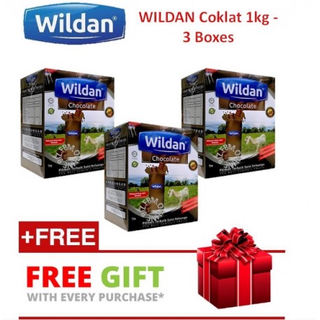 Wildan Susu Kambing Asli 550g/Coklat 500g - 5 Boxes with (Free Gift) 