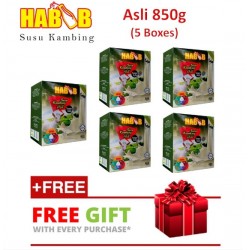 Habib Susu Kambing Asli 850g - 5boxes with Free Gift