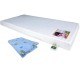Bumble Bee Latex Baby Mattress 24x48x4" with Fitted Crib Sheet