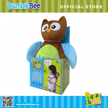 Bumble Bee 2 in 1 Safety Harness (Owl)