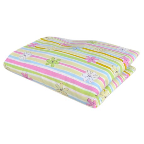 Bumble Bee Foldable Mattress with Bamboo Fabric Cover (26x38x2 inch) + Cotton Sheet