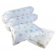 Bumble Bee Foldable Mattress with Bamboo Fabric Cover (24x48x2 inch) + Cotton Sheet + Pillow & Bolster Set