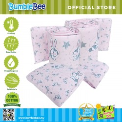 Bumble Bee Baby Bedding Set - 4pc Crib Set (Knit Fabric)