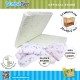 Bumble Bee Foldable Mattress with Bamboo Fabric Cover (24x48x2 inch) + Cotton Sheet + Pillow & Bolster Set
