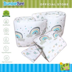 Bumble Bee Baby Bedding Set - 4pc Crib Set (Knit Fabric)